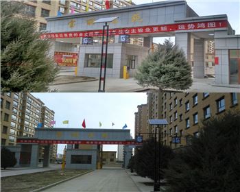 內(nèi)蒙古小區(qū)太陽能庭院路燈-內(nèi)蒙古省酒泉市瓜州太陽能路燈項目