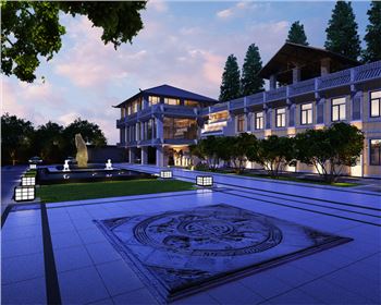 甘肅別墅亮化-小區樓體亮化