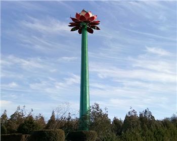 內蒙古30米高桿燈-寶雞麟游蓮花燈