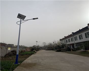 陜西藍田縣熨斗村太陽能路燈項目